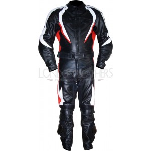 RTX Transformer Red Pro Leather Motorcycle Suit